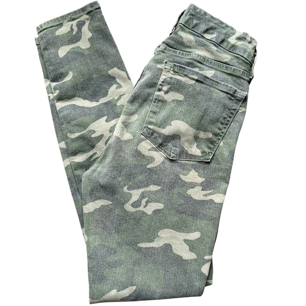 Good American Good Legs Camo Skinny Jeans Womens Size 10